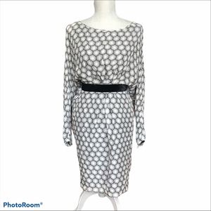 Stella McCartney Black and White Patterned Dress